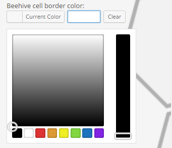 Beehive cell custom border color option