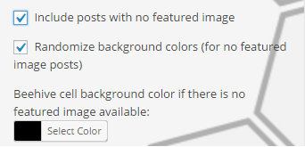 No featured image posts and custom background color for the posts